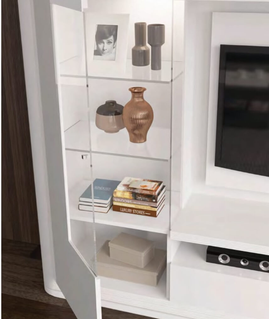 móvel tv komal estante interior Interior estante móvel tv komal