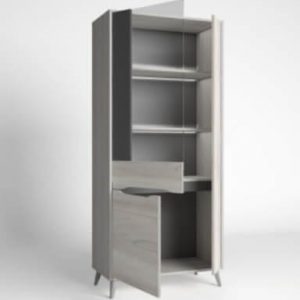 vitrina odda 3 portas interior